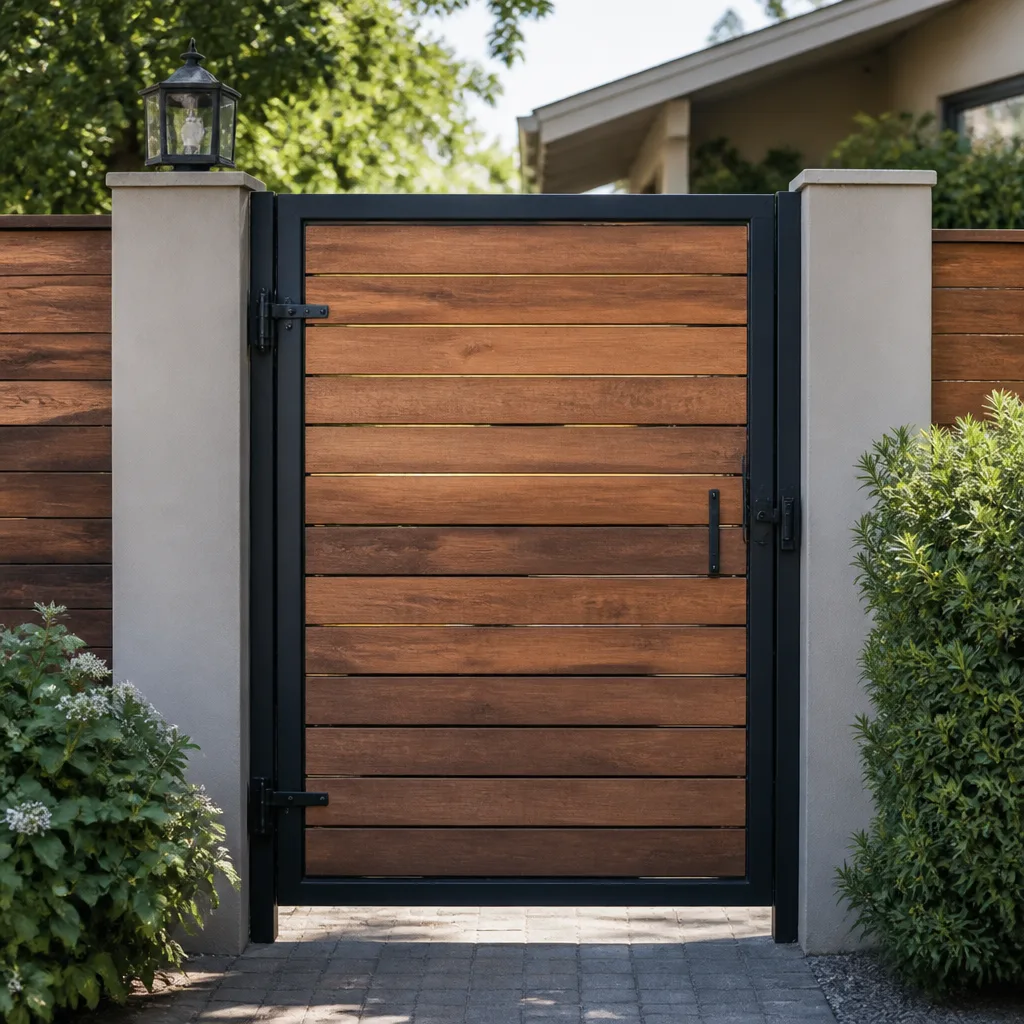 Wood & steel frame